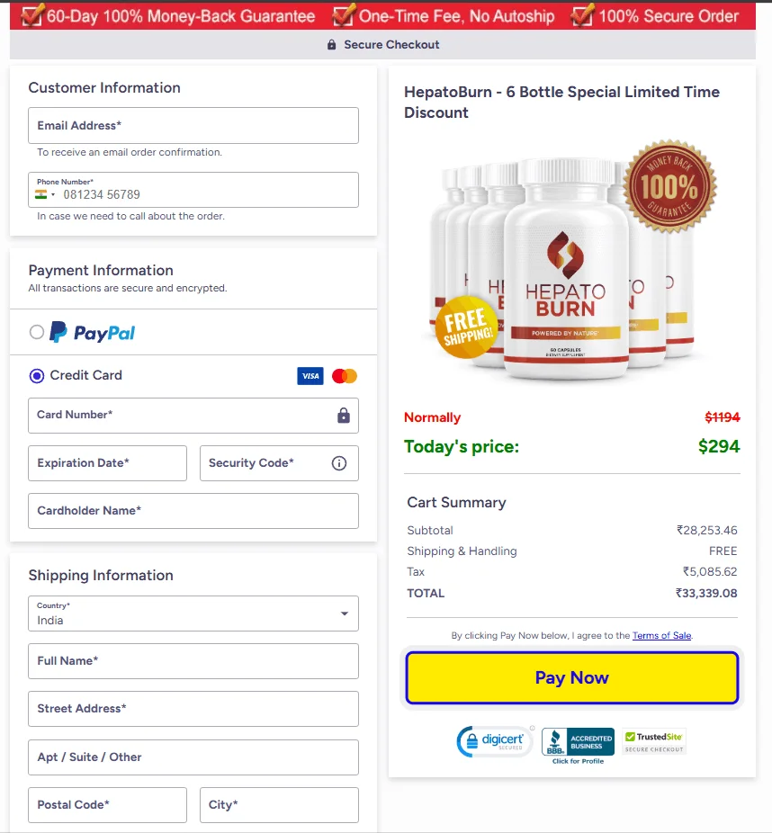 HepatoBurn price